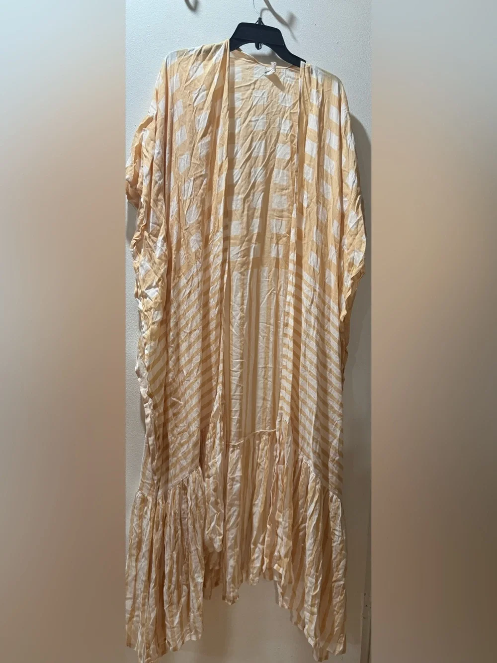 Free People Kenna Kimono Top Duster Gauzy Maxi ONE SIZE
